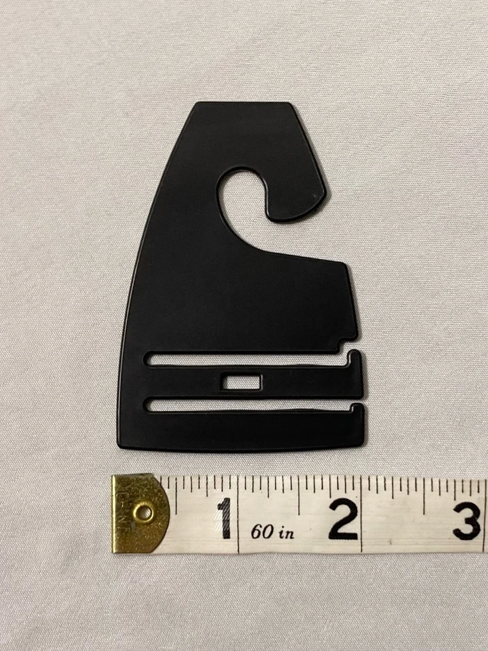 ⭐️ Black Plastic Necktie And Scarf Hangers Set of 10